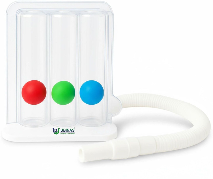 Ubinas 3 Ball Spirometer Lung Exerciser | Breathing Exercise Device | Spirometer | Lung Exerciser Respiratory Exerciser(Pack of 1)