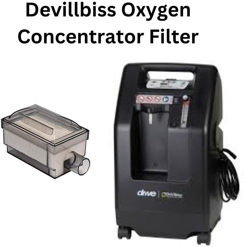 Rouniyar Air Intake Filter for Devilbiss Oxygen Concentrator – 5LPM Devilbiss Oxygen Concentrator Respiratory Exerciser(Pack of 1)