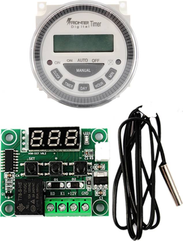 Robotbanao Combo Kit Digital Timer and W1209 Digital Temperature
