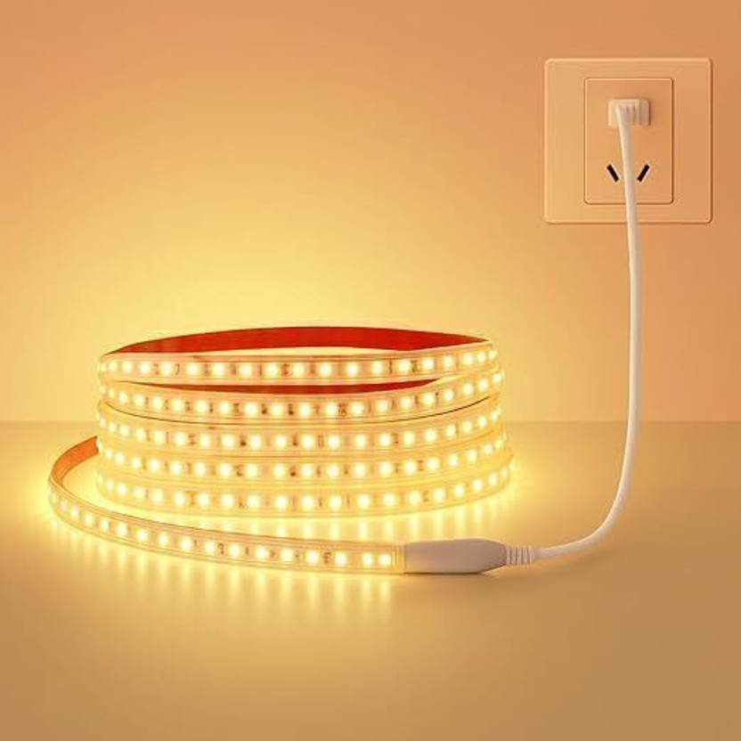 Refulgix 1200 LEDs 10 m Yellow Steady Strip Rice Lights(Pack of 1)