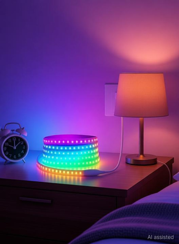 Refulgix 1200 LEDs 10 m Multicolor Steady Strip Rice Lights(Pack of 1)