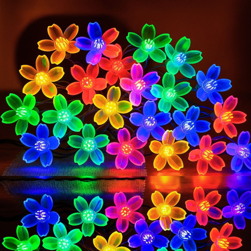 TurboTraders 36 LEDs 12 m Multicolor Color Changing Flower Rice Lights(Pack of 1)