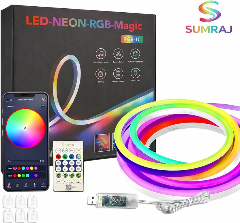 sumraj 5000 LEDs 5 m Multicolor Color Changing String Rice Lights(Pack of 1)