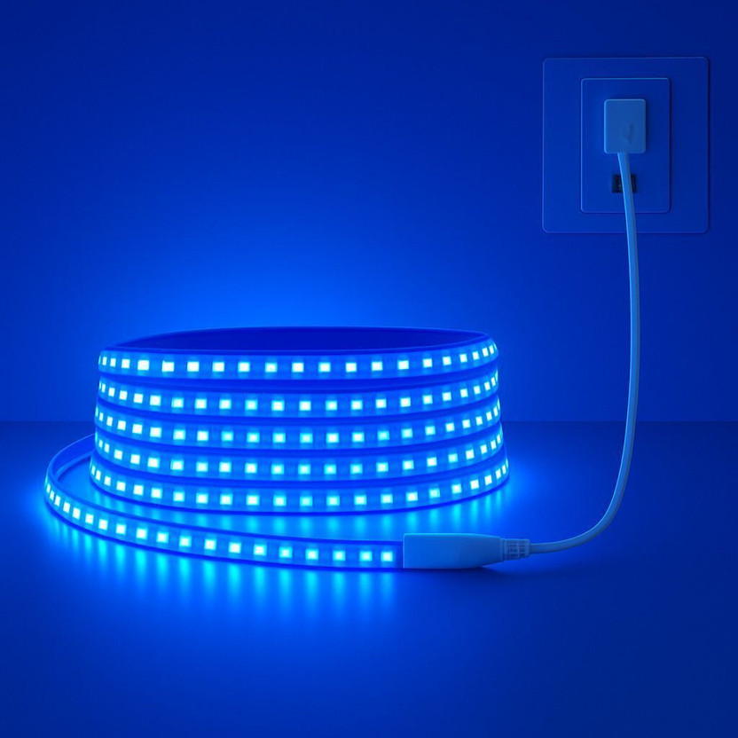 Refulgix 1200 LEDs 10 m Blue Steady Strip Rice Lights(Pack of 1)