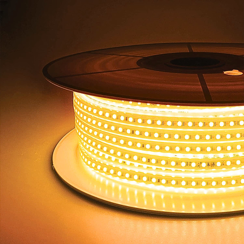 Volt Vision 1200 LEDs 10 m Yellow Steady Strip Rice Lights(Pack of 1)