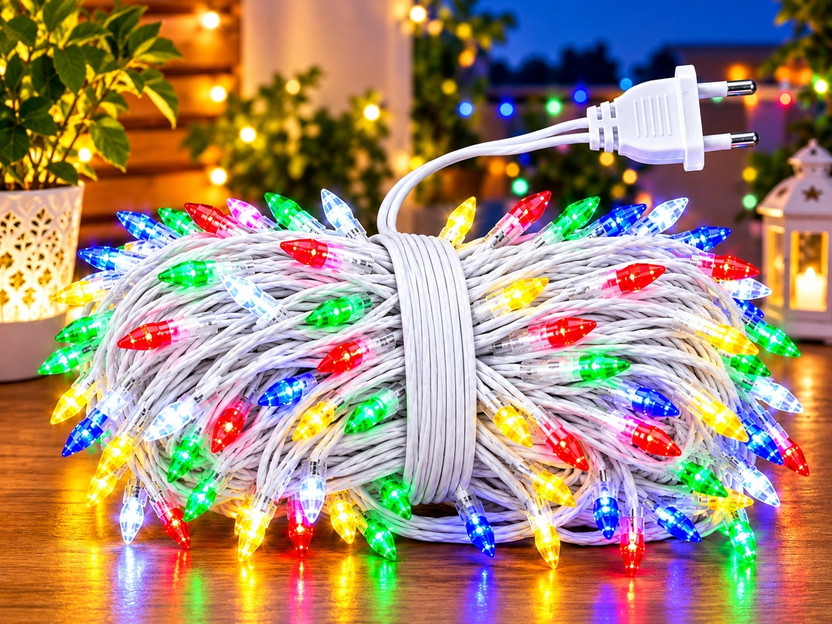 Linion 60 LEDs 15 m Multicolor Color Changing Ball Rice Lights(Pack of 1)