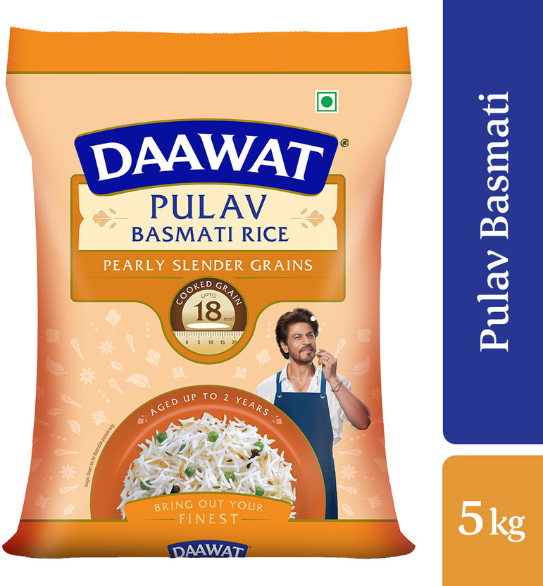 Daawat Pulav Basmati Rice (Long Grain)(5 kg)