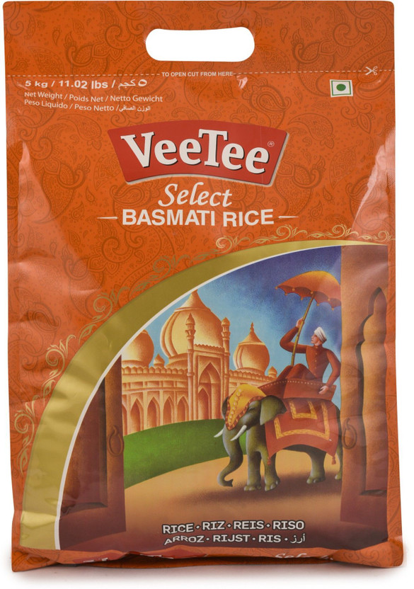 VeeTee VeeTee Select Basmati Rice 5 Kg Basmati Rice (Long Grain, Polished)(5 kg) - Flipkart Deal