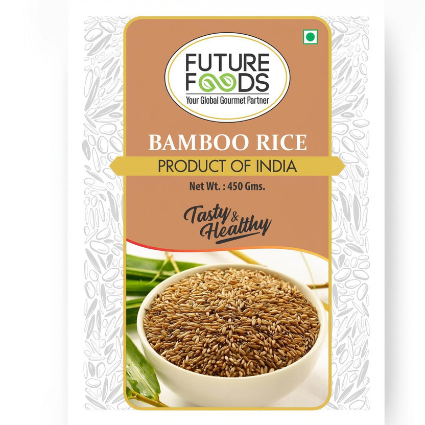 Future Foods Bamboo Rice Brown Bamboo Seed Rice (Raw)(0.5 kg)