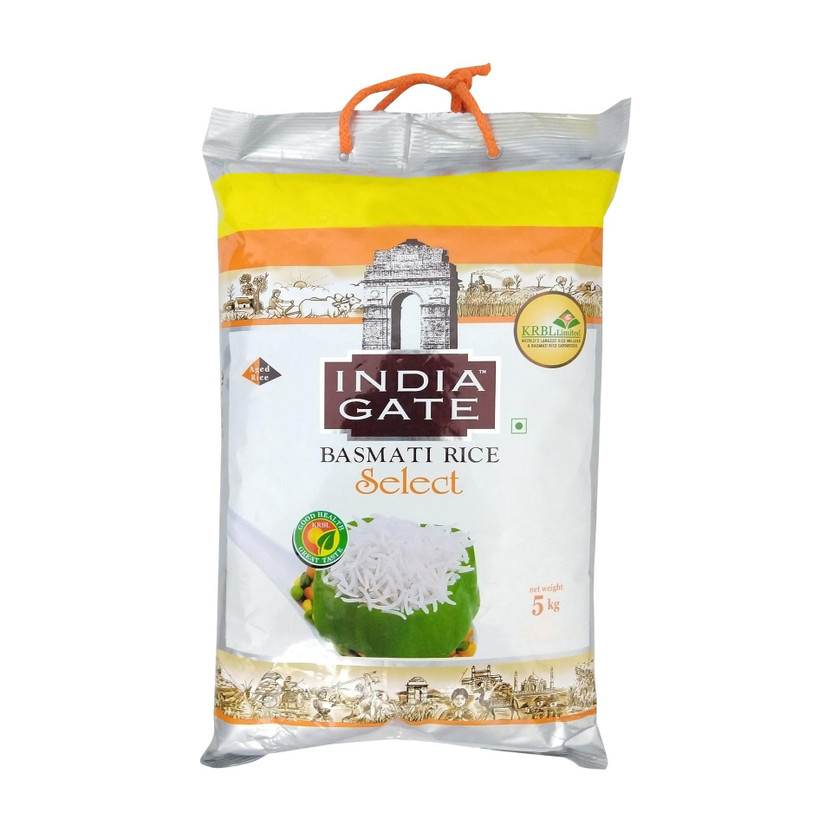 INDIA GATE Flavourful & Fine Select|Long & Slender Grains|Naturally Aged|Flavourful & Fine Basmati Rice (Long Grain, Polished)(6 kg)