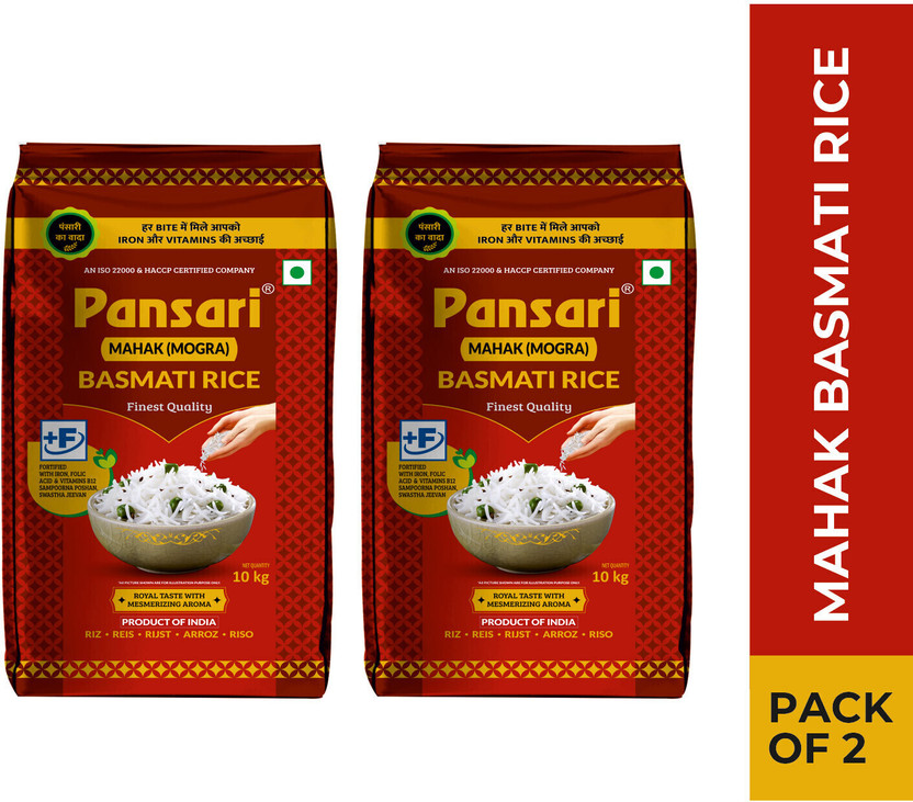 Pansari Mahak (Mogra) Basmati Rice (Mini Broken Grain)(20 kg)