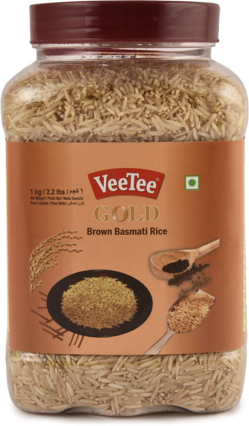 VeeTee VeeTee Gold Brown Basmati Rice Brown Basmati Rice (Long Grain, Unpolished)(1 kg) - Flipkart Deal