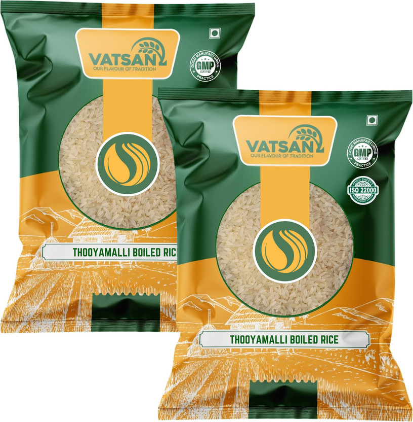 VATSAN Thoyamalli | Traditional | Jasmine Rice Jasmine Rice (Medium Grain, Parboiled)(2 kg)