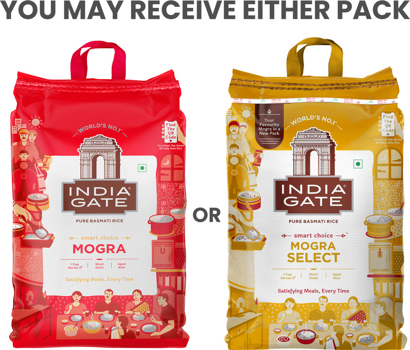 INDIA GATE Mogra Basmati Rice (Polished)(10 kg)