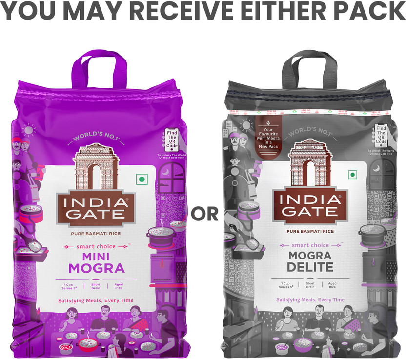 INDIA GATE Mogra Basmati Rice (Polished)(10 kg)