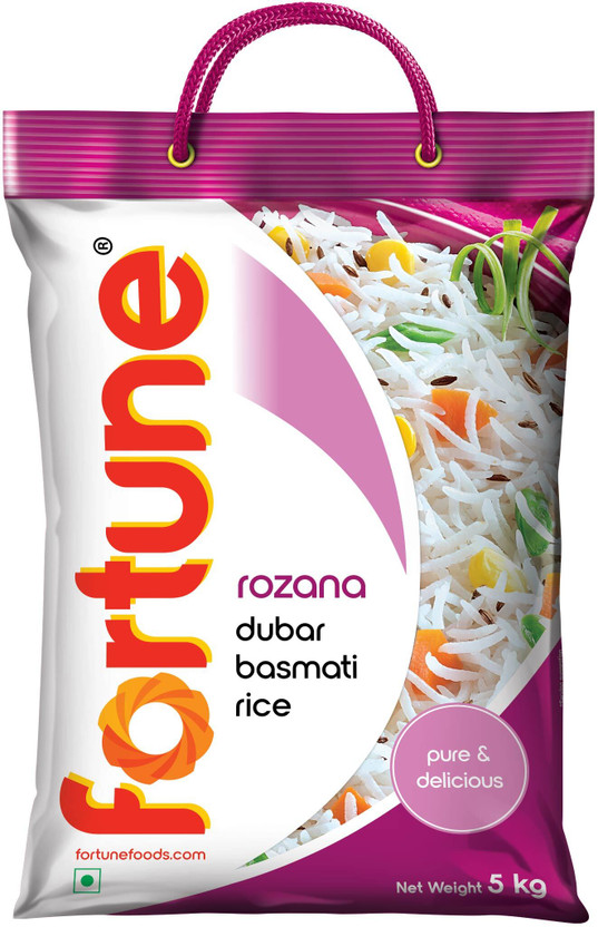 FORTUNE Rozana Gold Basmati Rice (Medium Grain)(5 kg)