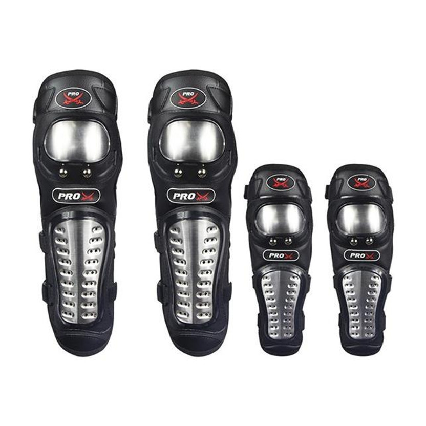 Probiker Knee Guard, Elbow Guard Free Black(Pack of 4)
