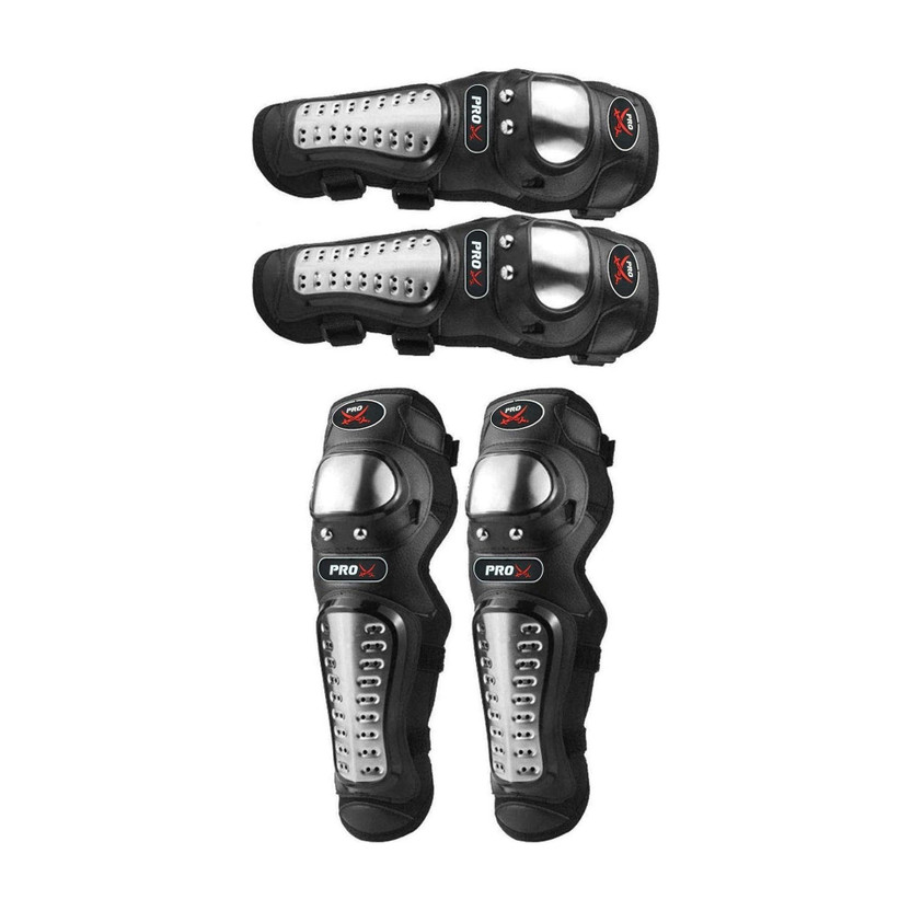 dongreela Knee Guard, Elbow Guard Free Black(Pack of 4)
