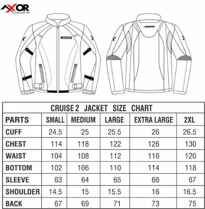 Axor Cruise 2 Riding Protective Jacket(Multicolor, XL)