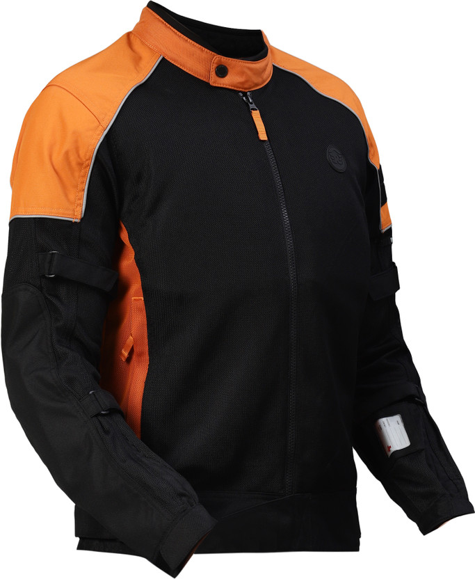 ROYAL ENFIELD Streetwind Pro Riding Protective Jacket(Orange, M)