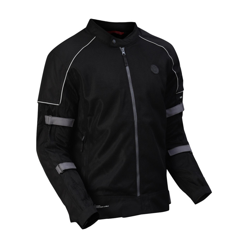Royal Enfield Streetwind V3 Riding Protective Jacket(Black, XL)