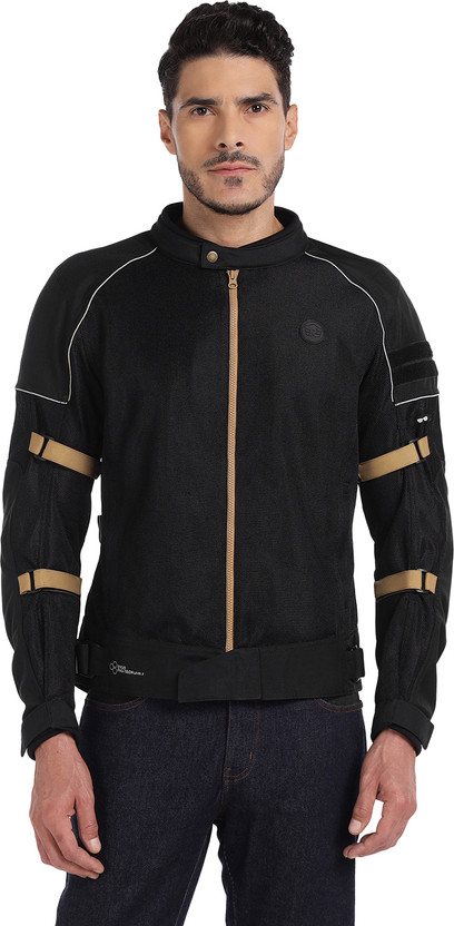 Royal Enfield Streetwind V3 Riding Protective Jacket RRGJRA220297 Riding Protective Jacket(Black, Beige, M)