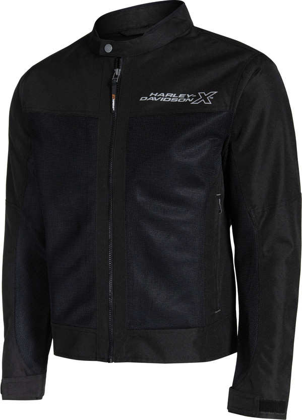 Harley-Davidson X Bold Edge Men's Riding Protective Jacket(Black, XL)