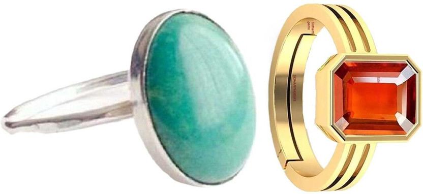 YADAV ER Unique & Effective Original Turquoise / Firoza Stone Ring for Men&Women Brass Ring