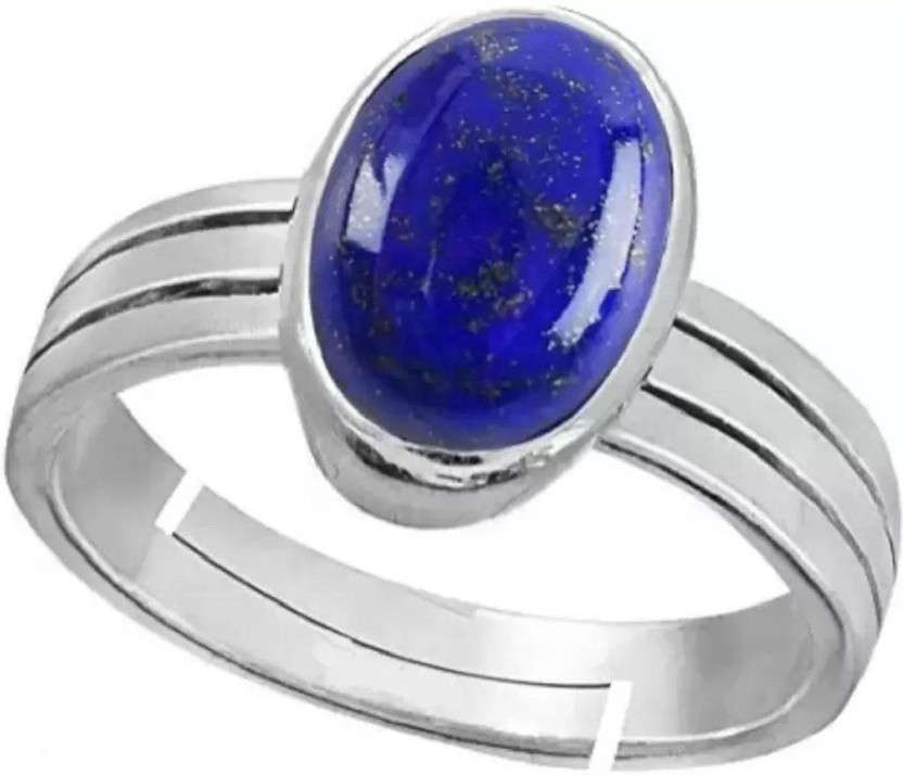 Gemzonite Brass Silver Plated Ring