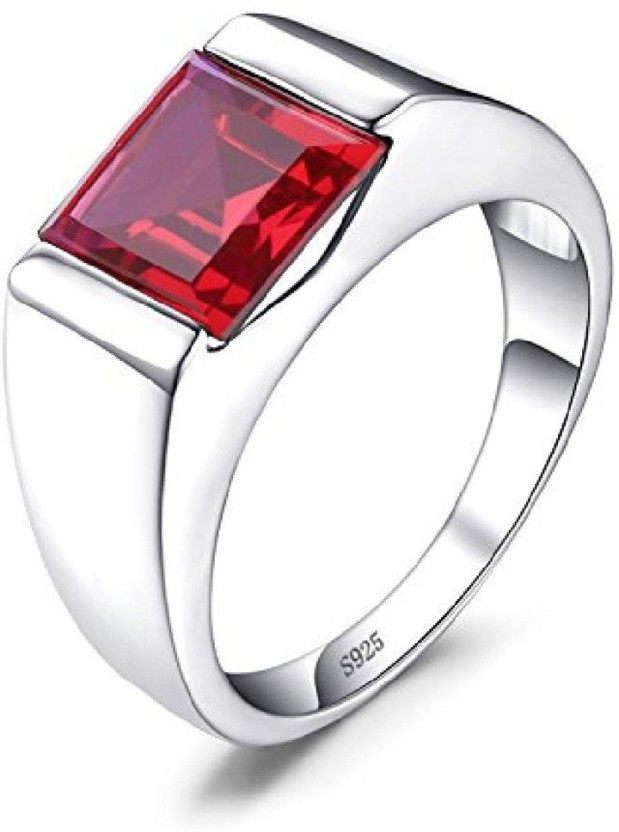 ruby stone silver ring price