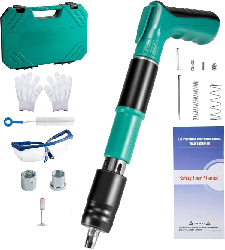 starprim Manual Steel Nails Gun Tool Set Ceiling Nail Gun with 20pcs Round nails NAIL GUN KIT WITH 20 NAILS Cordless  Nailer(15 gauge)
