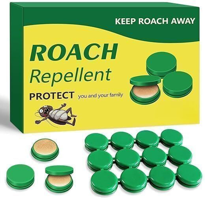 krechi Anti Cockroach gel with Neemextract Acting Cockroach for Permanent roach Control(8 Units)