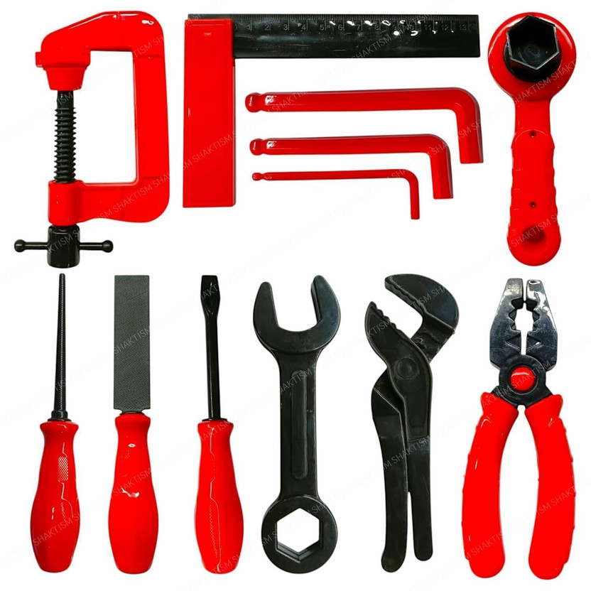 AMH AMH 12 Pcs Tools Kit Toys for Kids - Pretend Play Toy, Role Play Engineer Workshop - Flipkart Deal