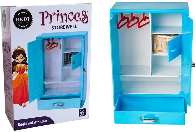 BKDT Marketing Storewell Almirah | Best Pretend Play Role Toys for Kids 15.5 cm's in Height