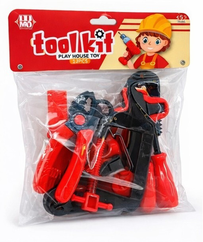 Flipkart A MAGICAL HUB 12 Pcs Tools Kit Toys for Kids - Pretend Play Toy, Role Play Engineer Workshop - Flipkart Deal