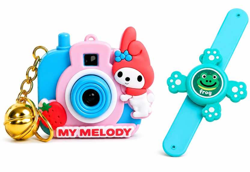 MD TOYS ONLINE Kids Camera Spinner Watch Combo Pack