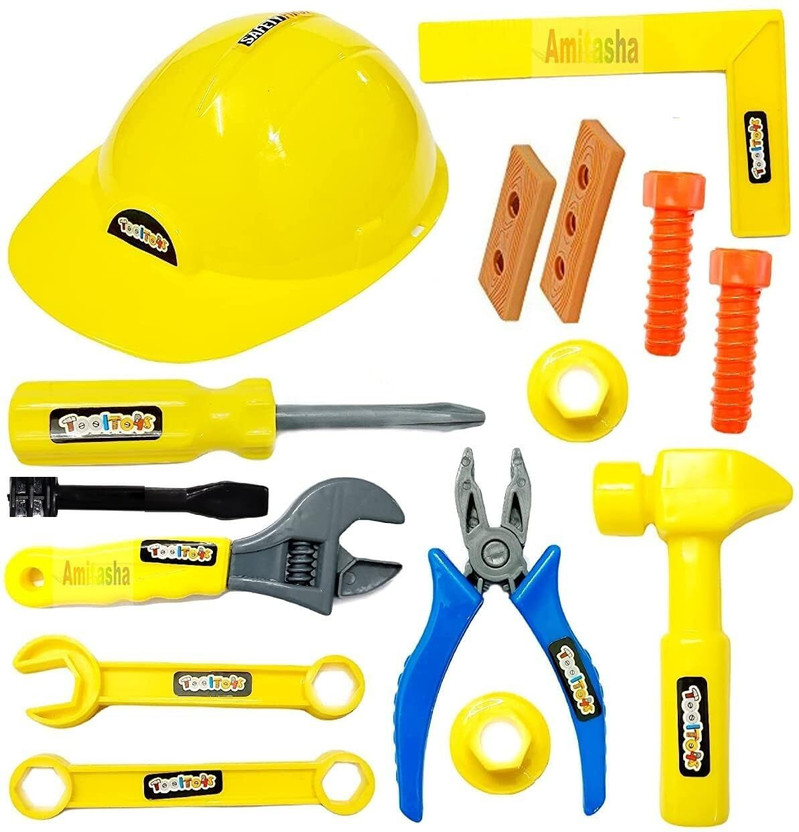 Super Toy Mechanics Helmet Tools Kit Toys for Kids