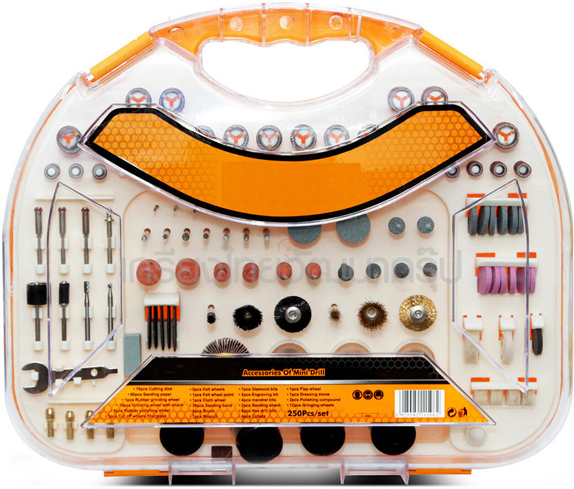 GSK GSK Cut 250 Pcs HSS Mini Drill Accessories Set for Mini Drill 250 Pcs HSS Mini Drill Accessories Set for Mini Drill Rotary Tool(22 mm) - Flipkart Deal