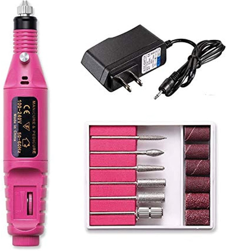MILLENSIUM Gel Remover Nail Tools,Acrylic Nail Kit,File Finger,Portable Electric Drill -T05 Professional Electric Nail Art Drill File Machine Manicure Padicure Tool Set-T05 Rotary Tool(3 mm)