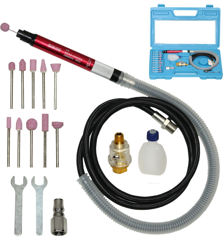 Digital Digital Craft Professional 3MM Pneumatic Air Die Grinder 1/8" Pencil Type – High-Speed Micro Grinder Kit for Precision Engraving & Polishing Tasks Rotary Tool(3 mm) - Flipkart Deal
