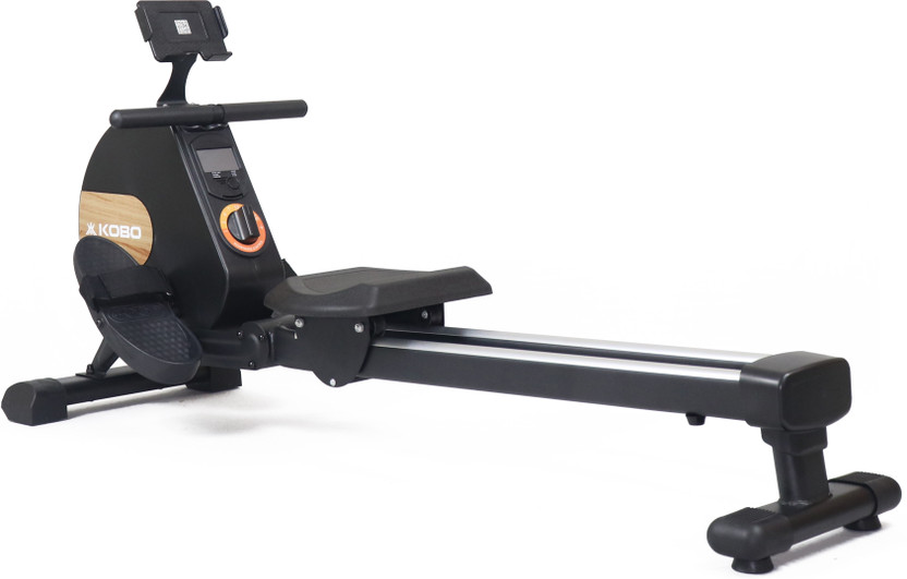 KOBO Rowing Machine Magnetic with Max User Weight 120 Kg Full Body Home Workout Rowing Machine(Fixed)
