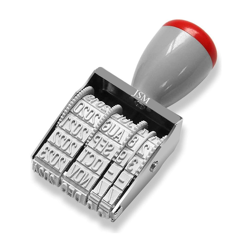 JASTIN Dater Stamp with Different Date & Years (Without Pad/Manual/Rolling Bands )pcs 1 rolling(standard, NA)