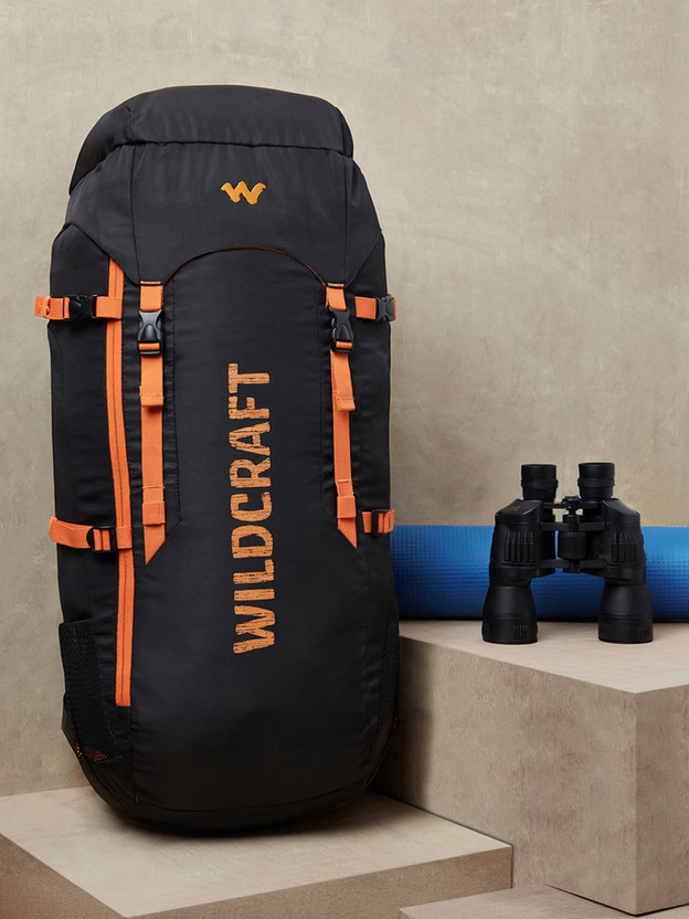 Wildcraft Flip Ruck 2 Rucksack  - 60 L(Black, Orange)