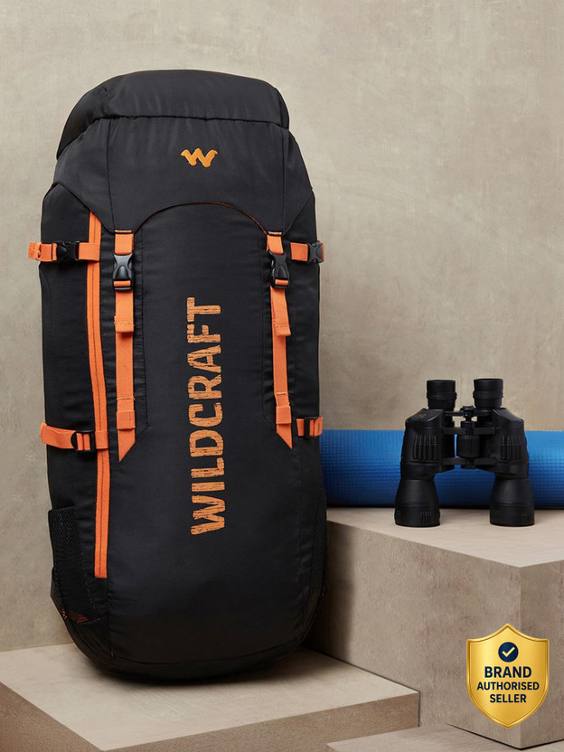 Wildcraft Flip Ruck 2 Rucksack  - 60 L(Black, Orange)