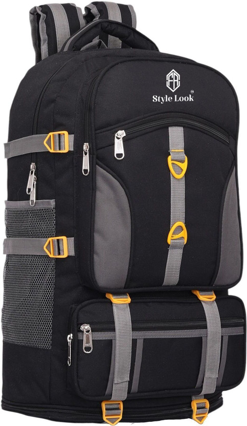 Style look Travel Rucksack for Sport Camping Hiking Trekking Bag- Rucksack -70L(BlACK) Rucksack  - 70 L(Black)