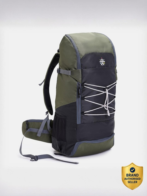 Cult Travel Backpack | Hiking Trekking Camping with Shoe Compartment| 1 Year Warranty Rucksack  - 65 L(Green)
