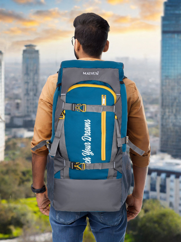 Matsun Large Waterproof Travel Backpack for Men & Women Trekking bag Rucksack  - 90 L(Multicolor)