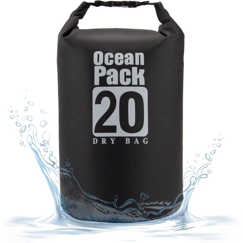 Vevoqim 20 Litre Waterproof Ocean Bag Dry Bag for Travel, Trekking, Rafting, Camping Rucksack  - 20 L(Multicolor)