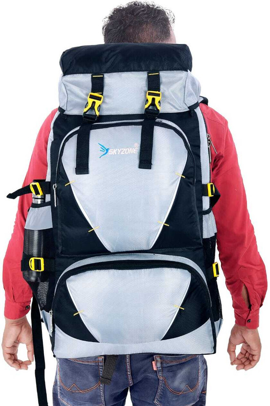 SKY-Z SKY-Z 75L Rucksack Backpack for Men | Travel, Hiking, Trekking, Camping Bag Rucksack  - 75 L(Grey) - Flipkart Deal