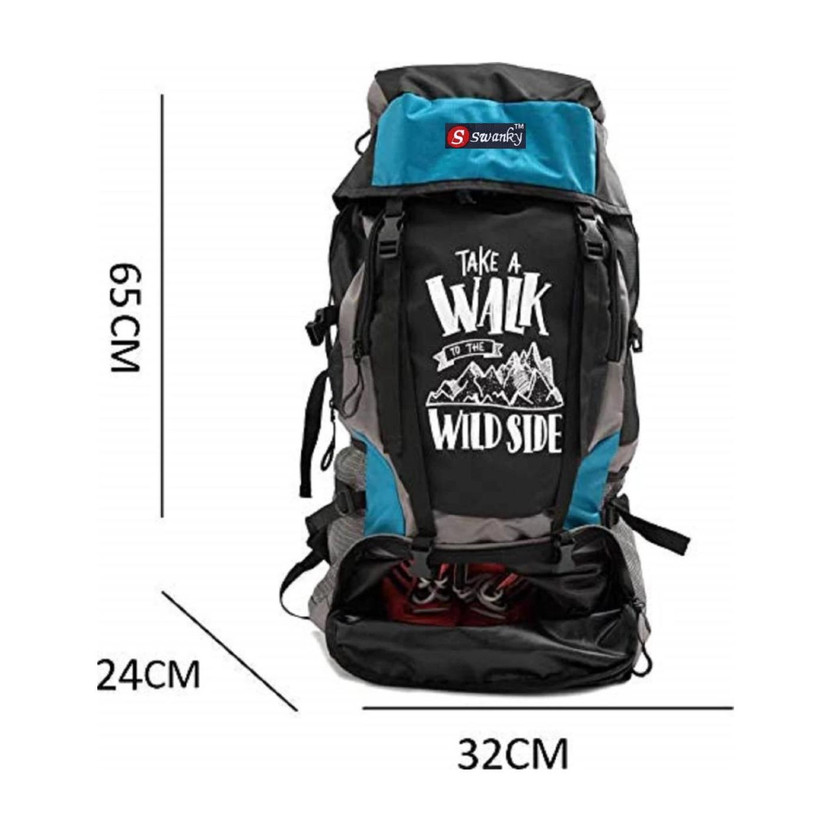 Swanky Rucksack Backpack Luggage for Travel Hiking Bags Camping Women Men Bag Trekking(Rucksack)